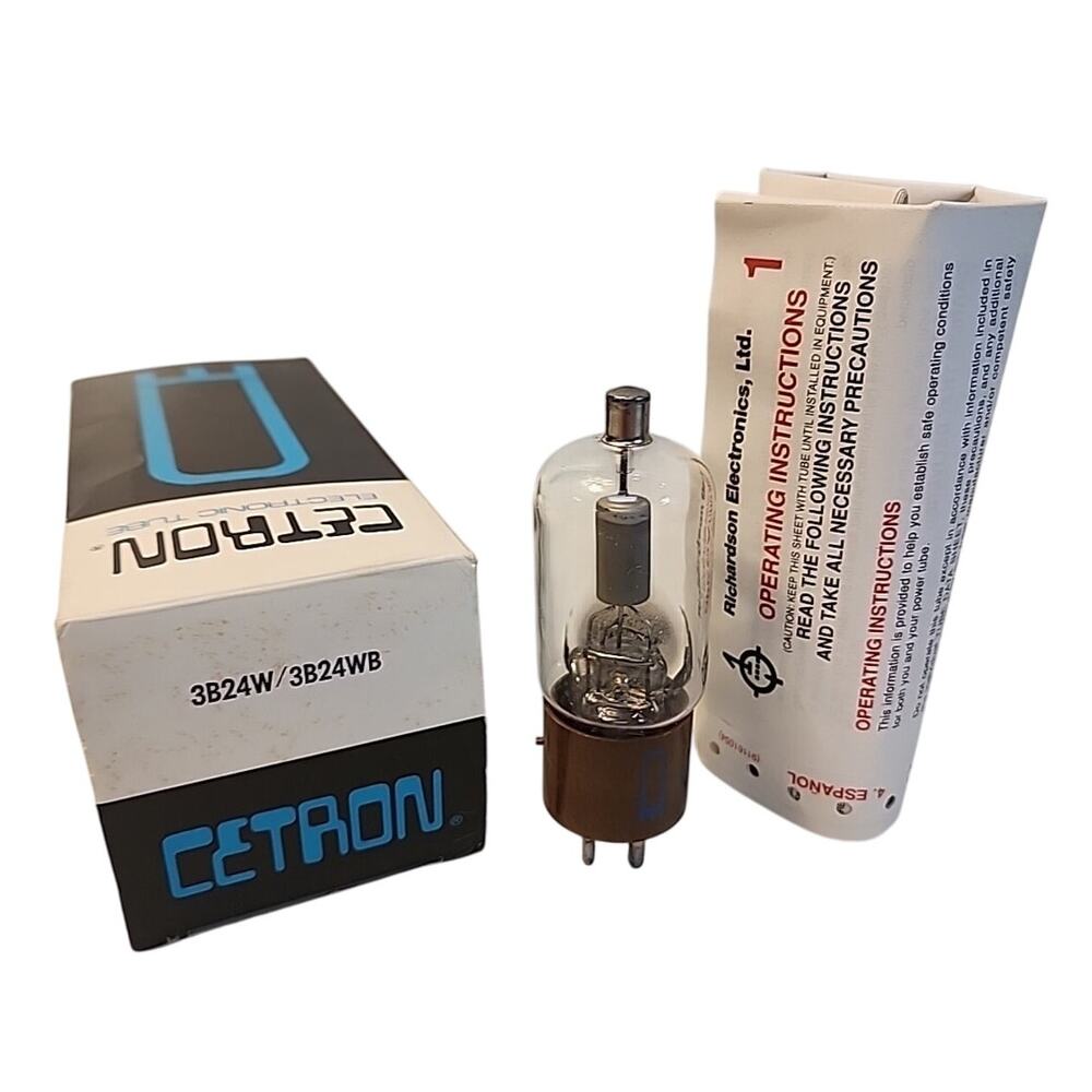 Cetron Model 3B24W / 3B24WB Electronic Tube. New Old Stock
